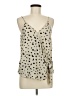 Papermoon 100% Polyester Ivory Sleeveless Blouse Size M - photo 1