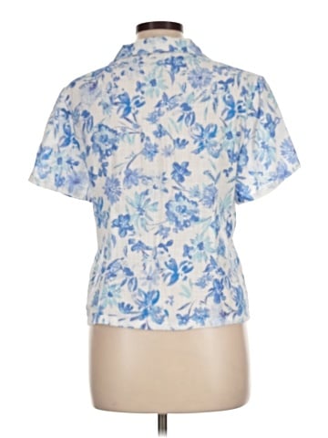 En Creme Short Sleeve Blouse (view 2)