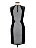 Milly 100% Merino Color Block Gray Wool Dress Size M - photo 2