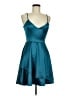 Lulus Solid Teal Cocktail Dress Size M (estimated) - photo 1
