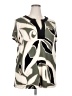 Chico's Green Short Sleeve Blouse Size XXL (4) - photo 1