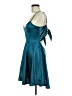 Lulus Solid Teal Cocktail Dress Size M (estimated) - photo 5