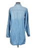 H&M 100% Lyocell Blue Long Sleeve Button-Down Shirt Size 0 - photo 2