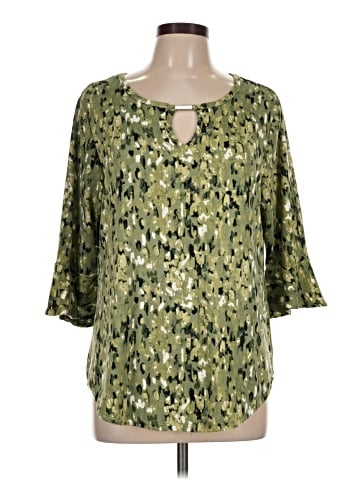 Notations 3/4 Sleeve Blouse (view 1)