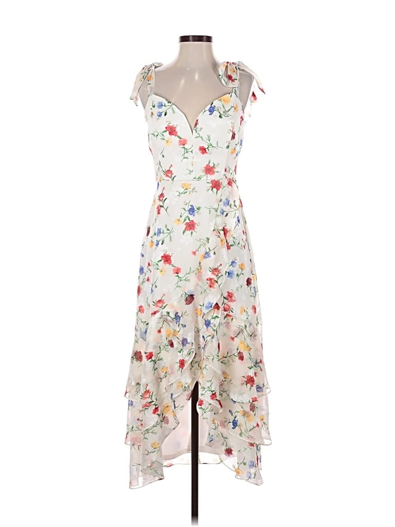Pre-owned Lulus Cocktail Dress In Ivory