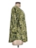 Notations Green 3/4 Sleeve Blouse Size L - photo 4