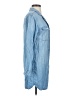 H&M 100% Lyocell Blue Long Sleeve Button-Down Shirt Size 0 - photo 4