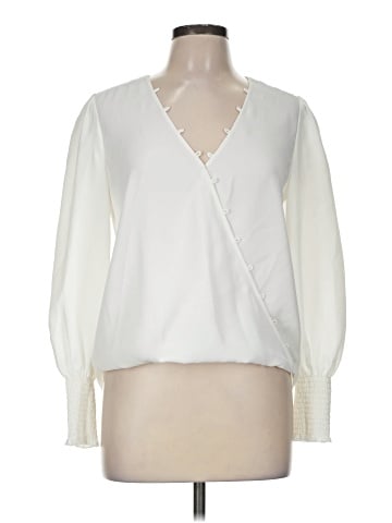 L'Agence Long Sleeve Blouse (view 1)