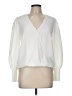 L'Agence 100% Polyester Ivory Long Sleeve Blouse Size 8 - photo 1