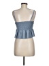 Shein 100% Polyester Blue Sleeveless Blouse Size 6 - photo 2