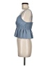 Shein 100% Polyester Blue Sleeveless Blouse Size 6 - photo 5