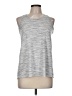 Athleta Silver Sleeveless T-Shirt Size M - photo 1