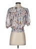 J by Joie 100% Polyester Blue Short Sleeve Blouse Size S - photo 2