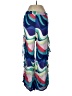 Venus 100% Rayon Color Block Blue Casual Pants Size L - photo 1