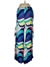 Venus 100% Rayon Color Block Blue Casual Pants Size L - photo 2