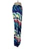 Venus 100% Rayon Color Block Blue Casual Pants Size L - photo 4