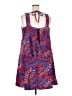 Roz & Ali 100% Polyester Print Blue Casual Dress Size 18 - photo 2