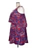 Roz & Ali 100% Polyester Print Blue Casual Dress Size 18 - photo 5