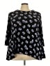 Anne Klein Black 3/4 Sleeve Blouse Size 3X - photo 1