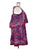 Roz & Ali 100% Polyester Print Blue Casual Dress Size 18 - photo 4