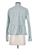 Gap 100% Cotton Stripes Teal Long Sleeve Button-Down Shirt Size S - photo 2