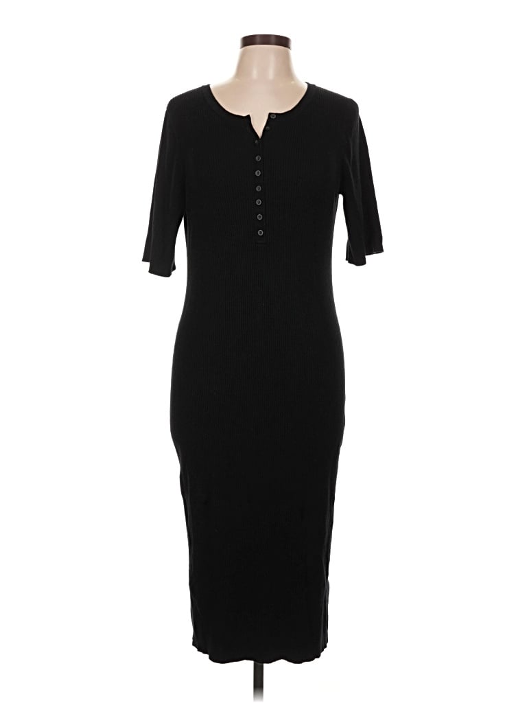 Pre-owned Jcrew Casual Dress In Black