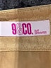 Nine & Co. 100% Polyester Chevron-herringbone Tan Formal Skirt Size 10 - photo 4