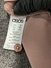 ASOS 100% Polyester Brown Long Sleeve Blouse Size 14 - photo 8