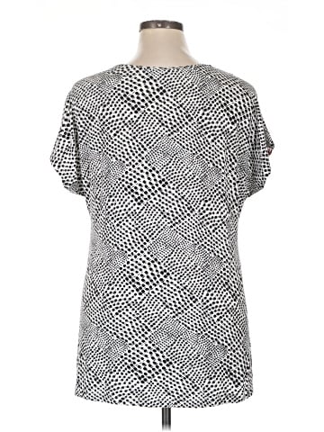 Cj Banks Short Sleeve Blouse (view 2)
