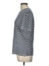 St. John Stripes Silver Short Sleeve T-Shirt Size L - photo 5