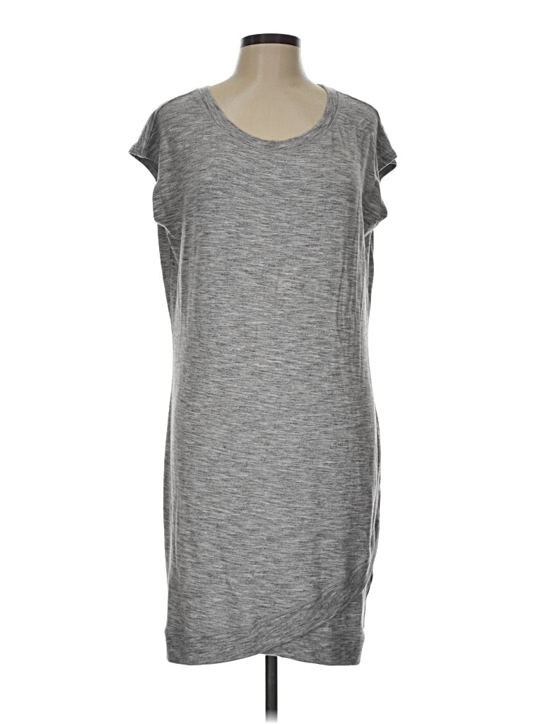 Pre-owned Athleta Casual Dress In Gray