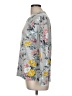 Ann Taylor LOFT 100% Cotton Floral Gray Pullover Sweater Size M - photo 5