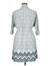 Relaxx by Exist Chevron-herringbone Teal Casual Dress Size 1X - photo 2