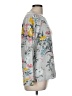 Ann Taylor LOFT 100% Cotton Floral Gray Pullover Sweater Size M - photo 4