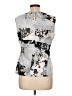 Calvin Klein Silver Blue Sleeveless Blouse Size L - photo 2