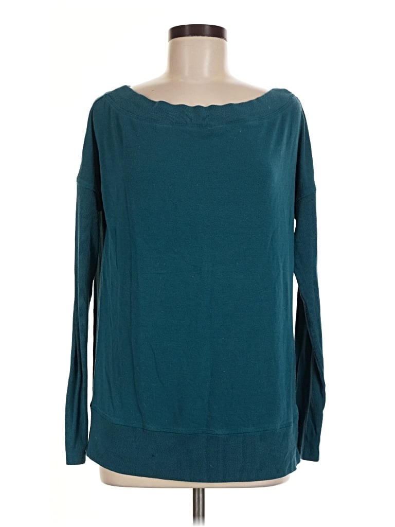 Pre-owned Athleta Pullover Sweater In Teal