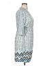 Relaxx by Exist Chevron-herringbone Teal Casual Dress Size 1X - photo 4