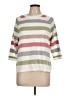 Lety & Me Stripes White Pullover Sweater Size L - photo 1