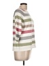 Lety & Me Stripes White Pullover Sweater Size L - photo 4