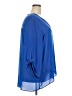 Jones Studio 100% Polyester Blue 3/4 Sleeve Blouse Size 3X (estimated) - photo 4