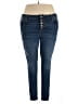 Edgely Solid Blue Jeans Size 20W - photo 1