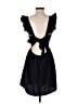 Unbranded 100% Polyester Solid Black Cocktail Dress Size S - photo 2