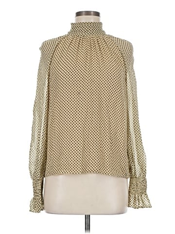 Tory Burch Long Sleeve Silk Top (view 1)