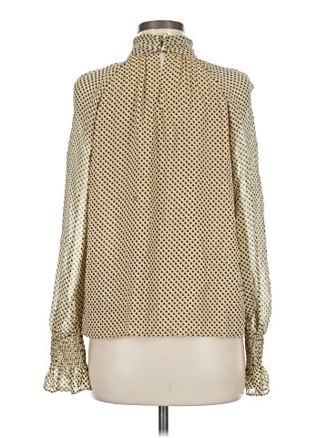 Tory Burch Long Sleeve Silk Top (view 2)