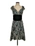 Max Studio Paisley Teal Cocktail Dress Size S (estimated) - photo 1