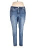 Democracy Solid Blue Jeans Size 14 - photo 1