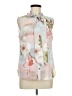 Ted Baker London 100% Polyester Ivory Sleeveless Blouse Size 8 (3) - photo 1