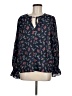 Ann Taylor LOFT Blue Long Sleeve Blouse Size M - photo 1