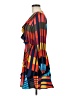 Express 100% Polyester Print Orange Cocktail Dress Size M - photo 5