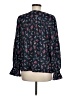 Ann Taylor LOFT Blue Long Sleeve Blouse Size M - photo 2